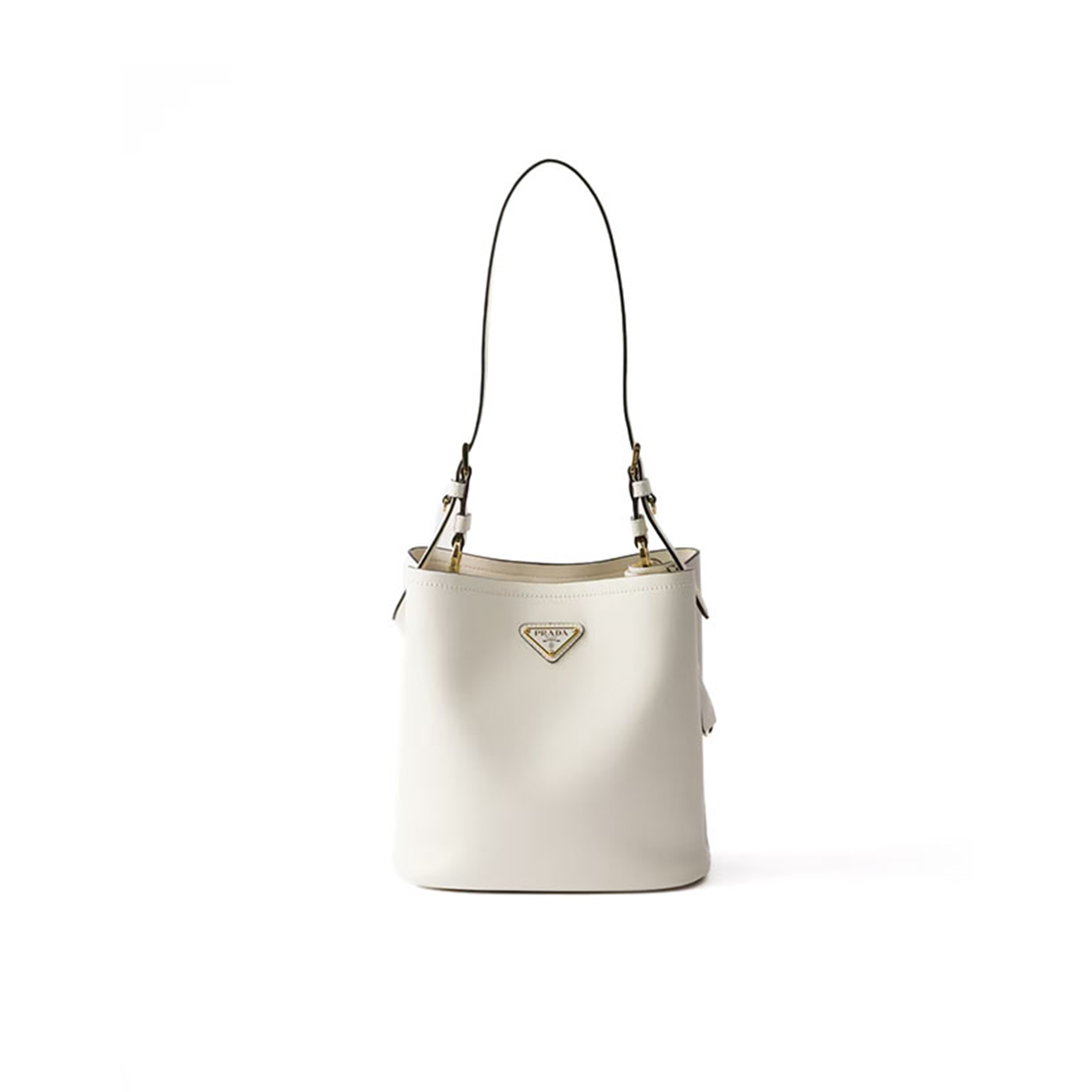 PRADA MEDIUM LEATHER BAG 1BE080 (22.5*21.5*13cm)